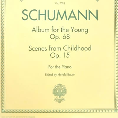 Schumann Album for the Young Op. 68 Scenes from Childhood Op. 15 image 1