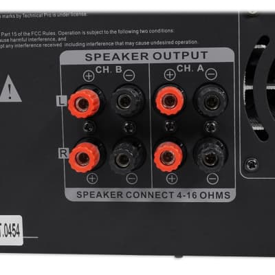Technical Pro MM2000BT Bluetooth Karaoke Mixer System+(4) 6.5" Ceiling Speakers image 7