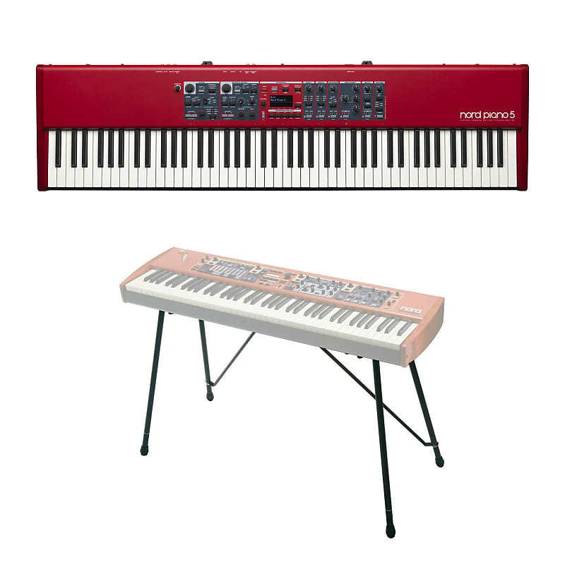Nord Piano 5 88-Key Performance Keyboard and Keyboard Stand Bundle image 1