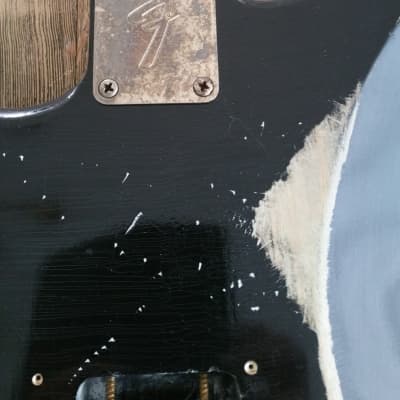 New Custom Heavy Relic Stratocaster 1968 black image 12
