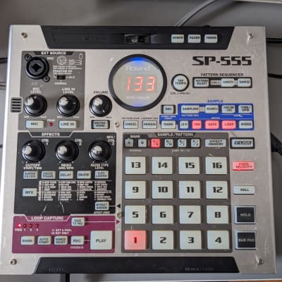 Roland SP-555 Sampler with maxed out 2GB memory card