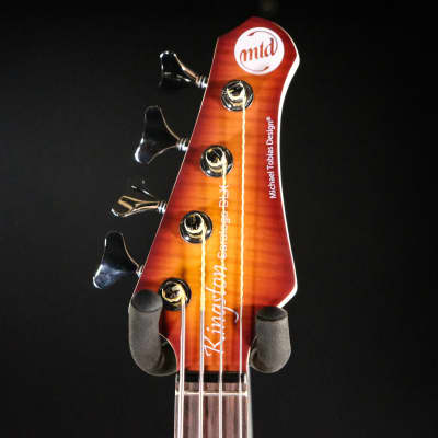 MTD Kingston Saratoga Deluxe 4-String Bass Guitar - Deep Cherry Burst image 6