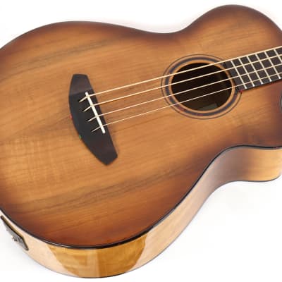 Breedlove Pursuit Exotic Concerto CE Amber Acoustic Electric Bass Guitar image 3