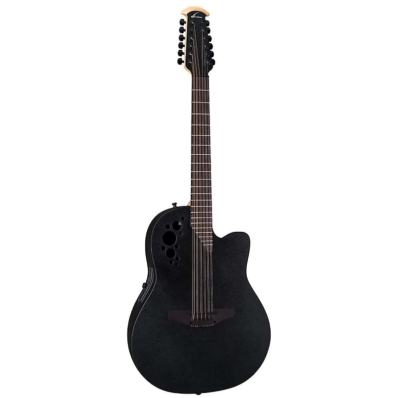 Ovation 2058TX-5 Pro Series Elite TX Deep Contour Solid A-Grade Sitka-Spruce Top 12-String Acoustic-Electric Guitar image 1