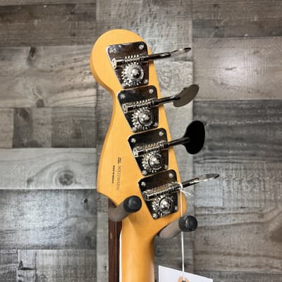 Fender Gold Foil Jazz Bass 4-string Bass Guitar - Sonic Blue *Factory Blem* image 7
