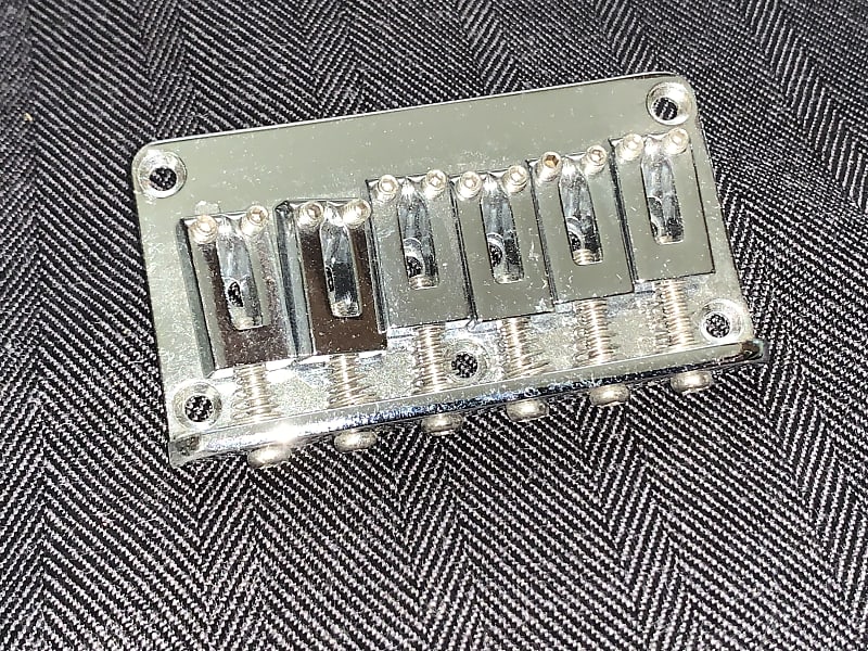 Allparts Hard Tail Bridge For Strat Chrome | Reverb