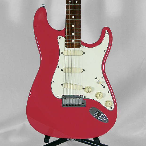 1988 Fender Stratocaster Plus - RARE Razzberry Red Finish! Raspberry Strat 88 Razz Berry image 1