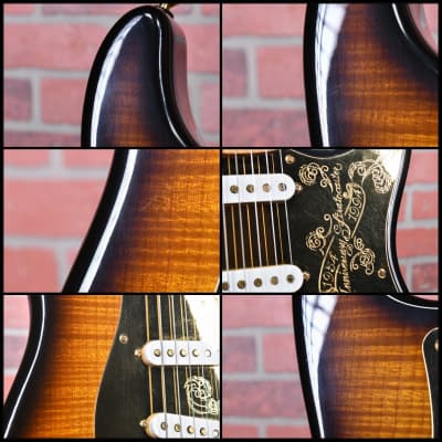 Fender USA Custom Shop 40th Anniversary Limited Edition Diamond Dealer Stratocaster 2-Color Sunburst 1993 w/OHSC image 16