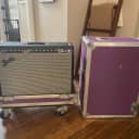 Fender '65 Twin Reverb Reissue 85-Watt 2x12" with Purple ATA case and matching light