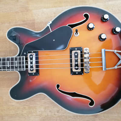RARE 1965 Crucianelli 335 Elite Bass Made in ITALY Vintage @ fender hoyer Gibson Coronado veritine rivoli eb Hofner vox cougar 5001 Viking Hagström image 18