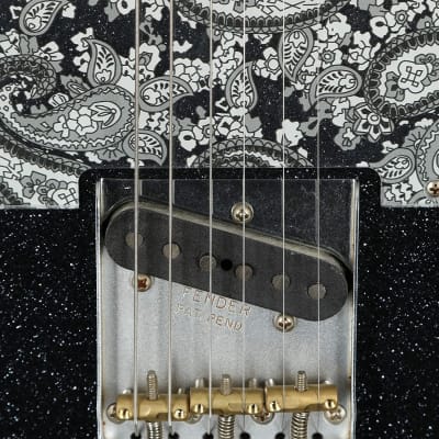 Fender Brad Paisley Esquire Electric Guitar, Maple Fingerboard, Black Sparkle image 3