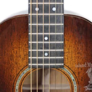 Martin Guitars Size 5 Custom Shop Mahogany Acoustic Guitar 1933 Ambertone Sunburst Finish image 10