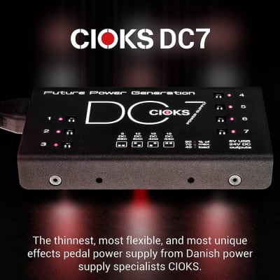 CIOKS CIO‐DC7 Future Power Generation 9V / 12V / 15V / 18V DC Universal Power Supply image 5
