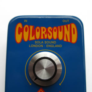 Colorsound Fuzz Box - One Knob Fuzz - Sola Sound London 2010 Jake