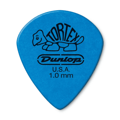 Dunlop 498R10 Tortex Jazz III XL 1.0mm Guitar Picks (72-Pack)