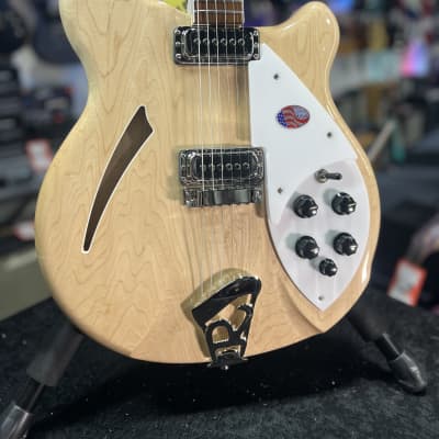 New Rickenbacker 360 Mapleglo Electric Guitar w/ OHSCase, Free Ship, Auth Dealer 360MG 773 image 6