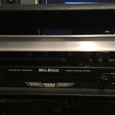 Mesa Boogie Single Rectifier Solo Head 50 2000 chrome black image 6