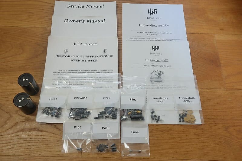 Marantz 2265 restoration kit filter capacitor repair rebuild fix  			