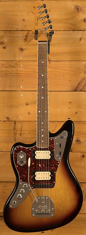 Fender Kurt Cobain Jaguar | 3-Colour Sunburst - Rosewood *Left-Handed*  *Used* | Reverb