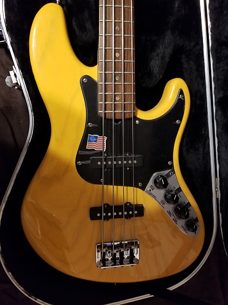 Fender American Deluxe Jazz Bass Ash 2007 Butterscotch Blonde