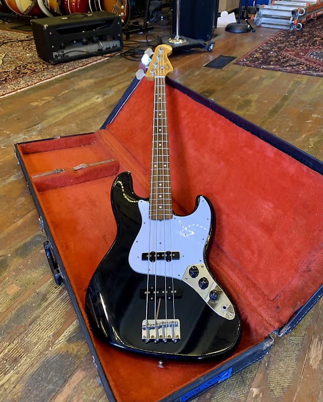 Fender 62 Jazz Bass Noir JB-62 original vintage mij crafted