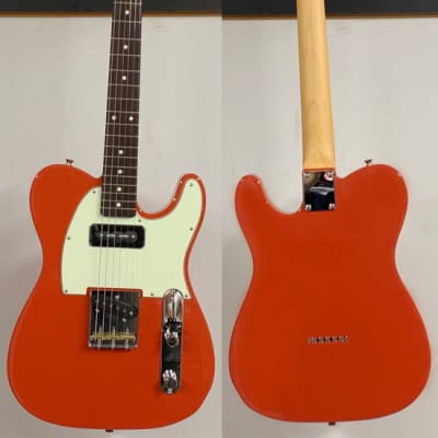 Fender Japan FSR Hybrid 60s Telecaster P-90 2019 Fiesta Red | Reverb