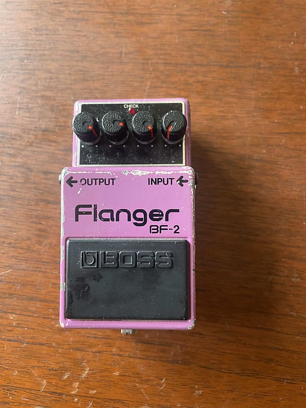 BOSS BF-2 Flanger 日本製 ブラックラベル ヴィンテージ Boss BF-2 Flanger (Black Label) 1980 - 1984 – Herscheid and