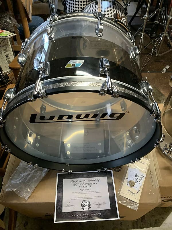 ludwig 45th anniversary vistalite