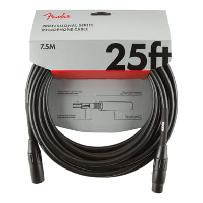 Fender Professional Series Microphone Cable 25 Feet image 1