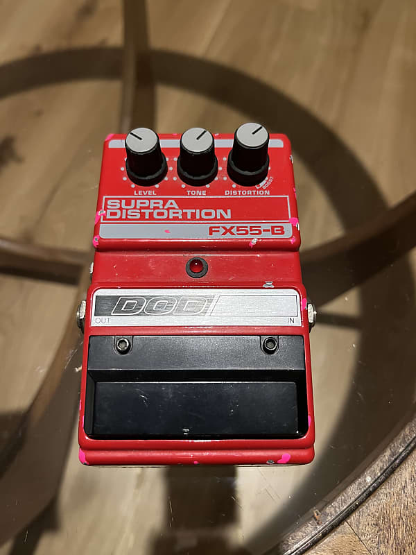 DOD Supra Distortion FX55-B 1990s - Red | Reverb UK