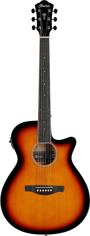 Ibanez AEG7VSH Transparent Vintage Sunburst Finish Acoustic Electric Guitar image 1