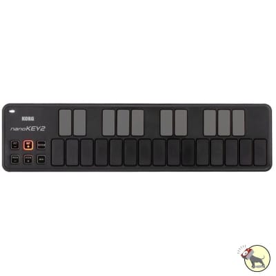 Korg NanoKey2 Slim-Line USB 25-Key Keyboard Controller Black image 1