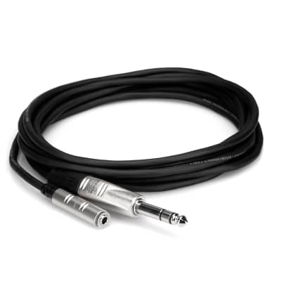 Hosa HXMS-025 -25' REAN 3.5 mm TRS to 1/4 in TRS Headphone Adaptor Cable image 1