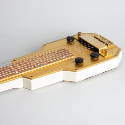 Epiphone Electar Model M Lap Steel Electric Guitar (1938), ser. #2093, original brown tolex hard shell case. image 7