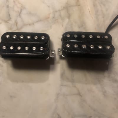 Gibson 490R / 498T Humbucker Set Braided Metal Wires | Reverb