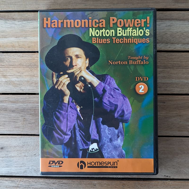 DVD "Harmonica Power! Norton Buffalo's Blues Techniques", 80 Min. Instructional Video image 1