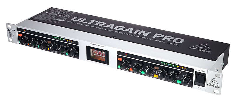 Behringer Ultragain Pro MIC2200 Vacuum Tube Mic Line Preamp