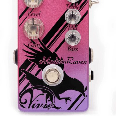 Vivie Modern Raven Hi Gain Distortion Pedal from Japan | Reverb