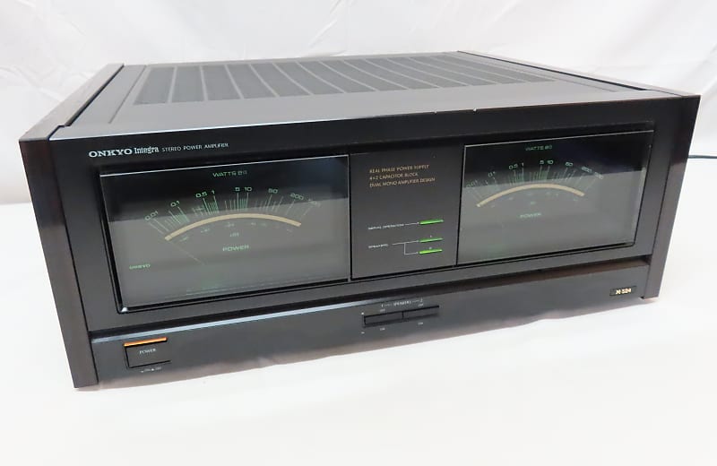 Onkyo Integra Model M-504 Stereo Power Amplifier - 165 Watts Per