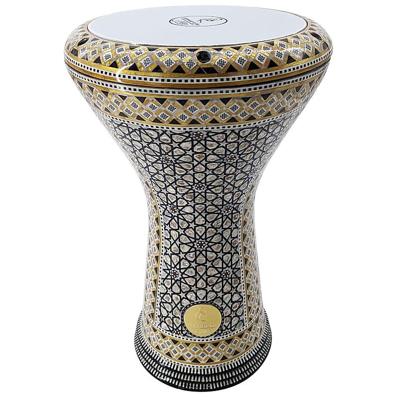 The 17'' Golden Ring Gawharet El Fan Darbuka Doumbek Reverb