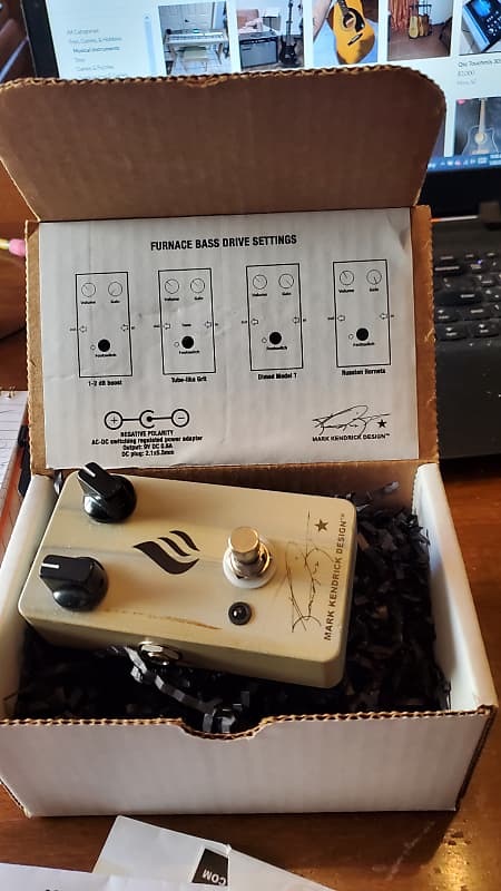 Mark Kendrick Furnace Bass Drive - Killer Pedal! NOS | Reverb