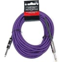 Strukture SC186PP 18'6" Woven Instrument Cable - Purple