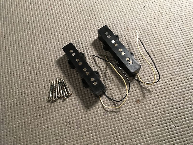 Vintage 1971 / 1972 Fender Jazz Bass Pickup Set (Neck & Bridge)