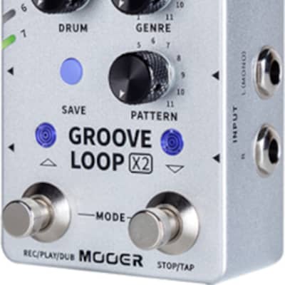 Mooer Groove Loop X2 Looper/Drum Machine Effects Pedal image 3