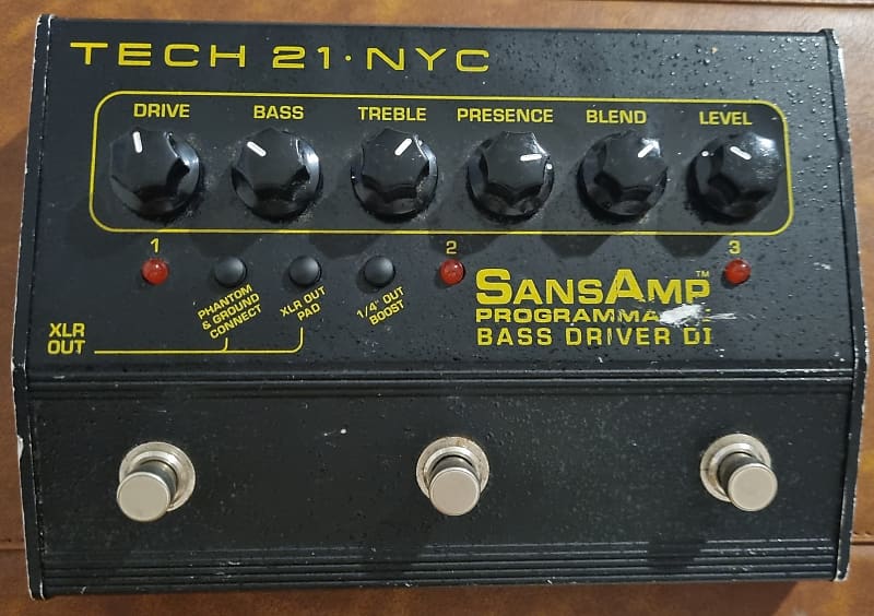 Tech 21 Sansamp Programmable Bass Driver | Reverb UK