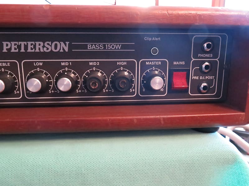 vintage UK 1990's Peterson bass amp head P-150 watts P150 jazz / 100 VOLTS  for japan