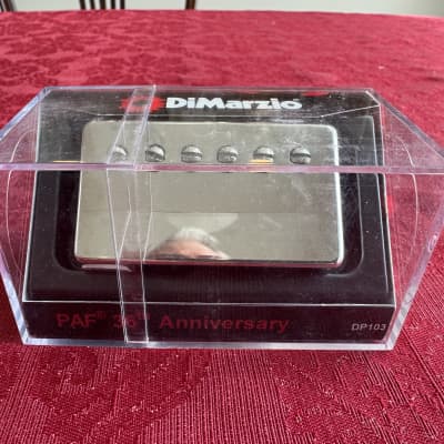 DiMarzio DP195 Bridge PAF Classic Humbucker Nickel | Reverb