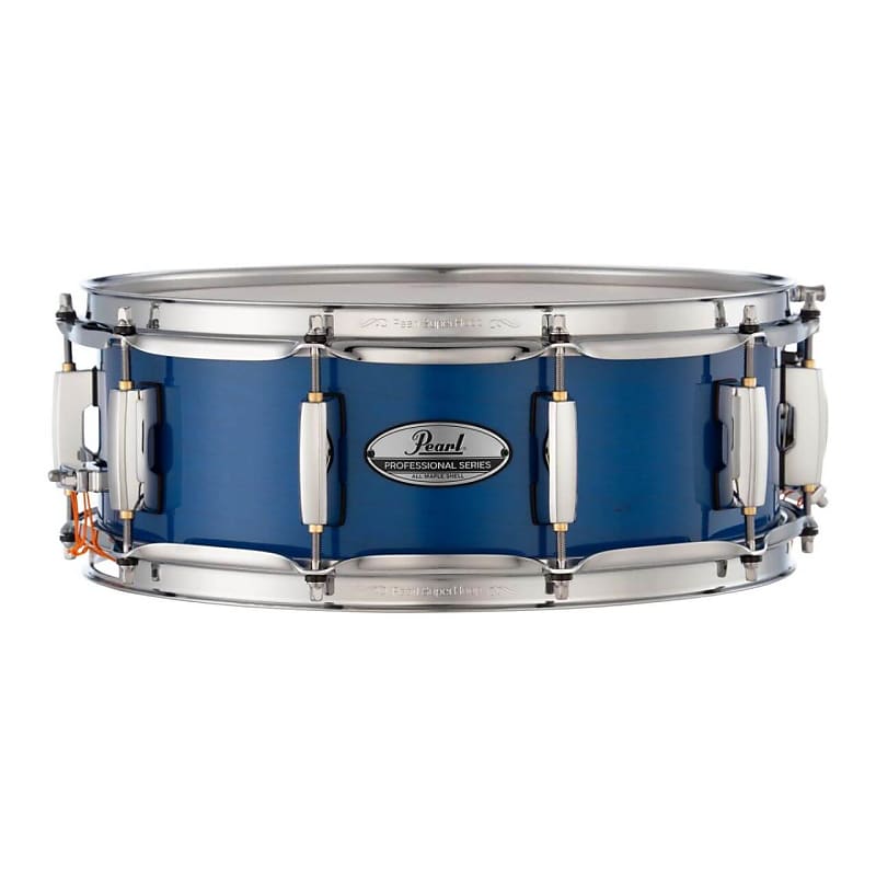 Pearl Professional Maple Snare Drum 14x5 Sheer Blue