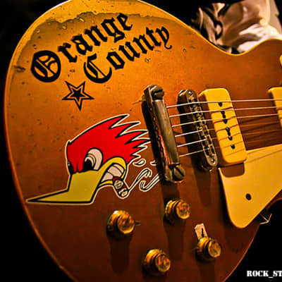 Guitar stickers Woodpecker & Orange County image 2