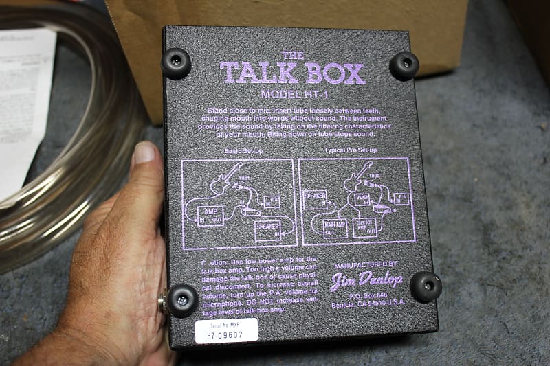 Dunlop HT-1 Heil Talk Box/ W/Paper Work and Tube